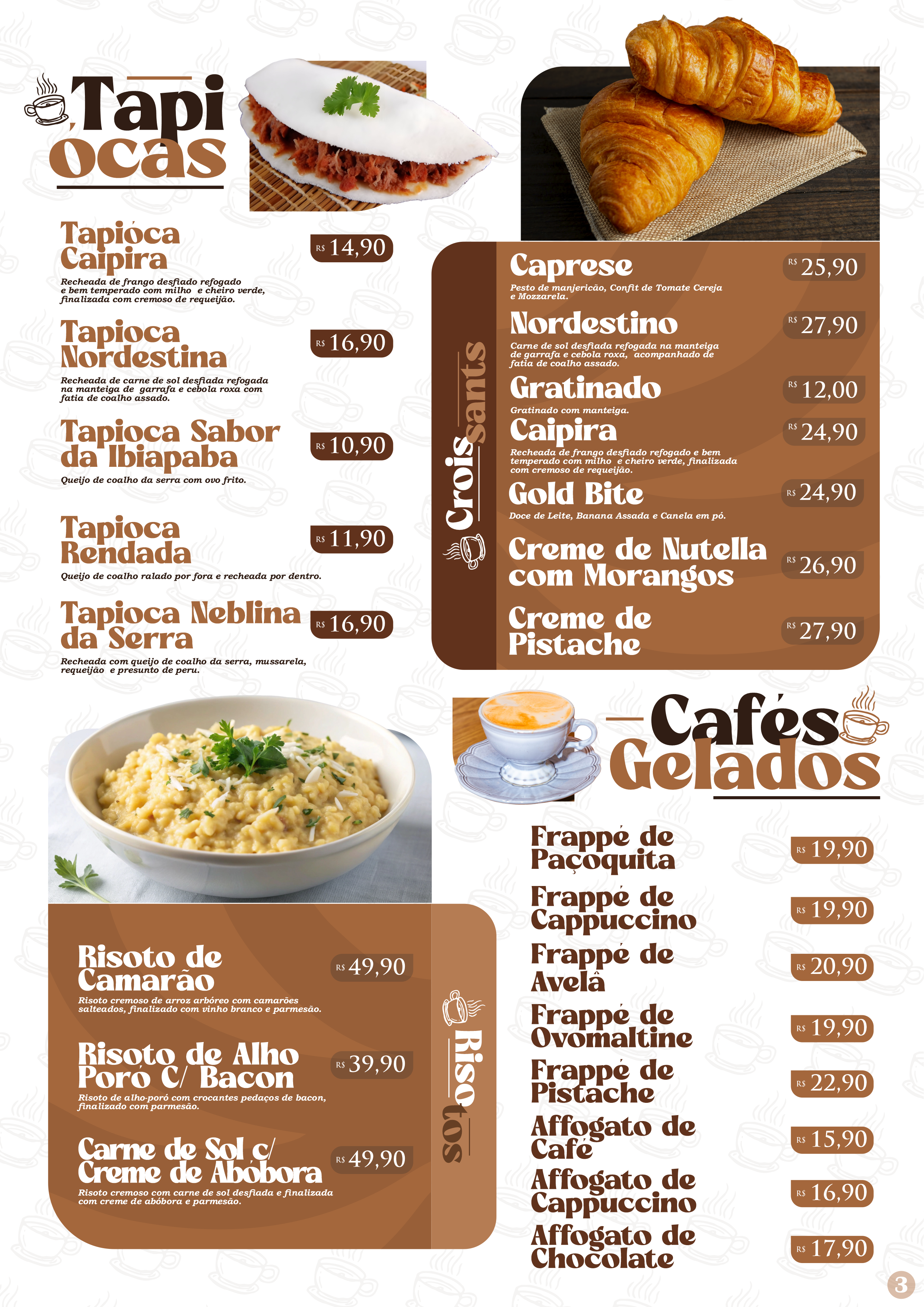 Cardápio 3