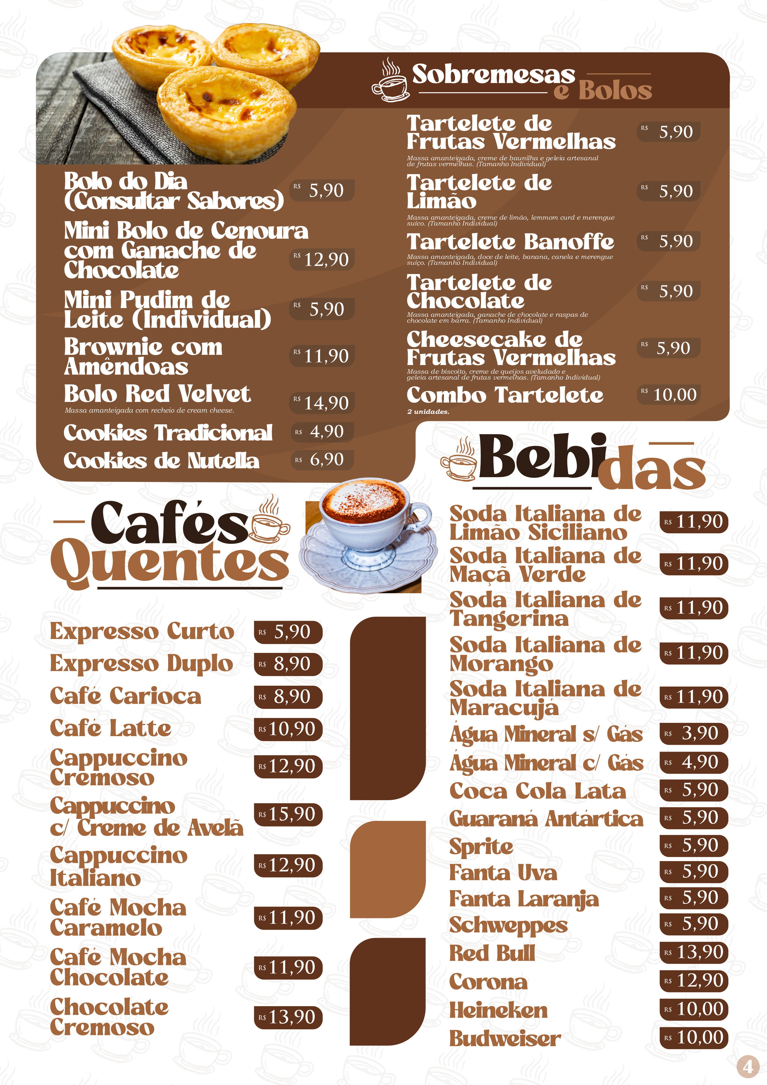 Cardápio 4
